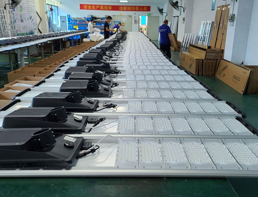 9 all in one solar street lightslz production line