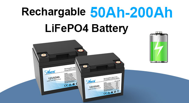 مزايا سلسلة بطارية ليثيوم 12.8V50AH