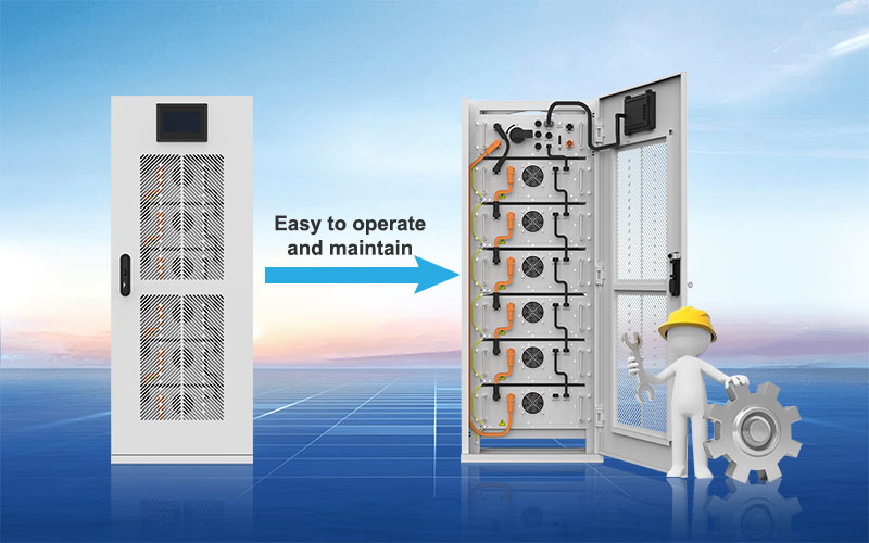 مزايا بطارية الليثيوم التجارية عالية الجهد 60KWH 30KW