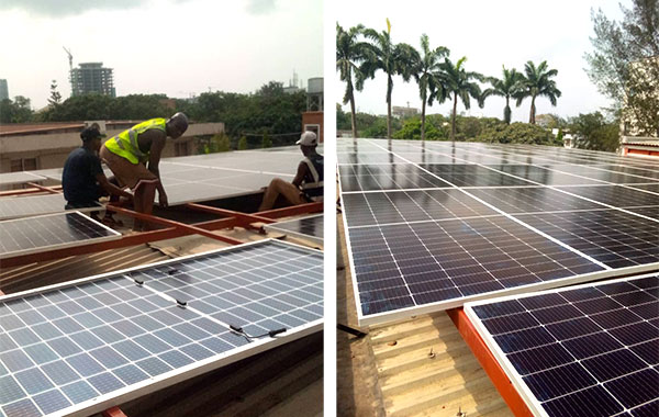 double glass solar panel installation in Nigeria double glass solar panel installation in Nigeria