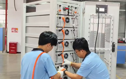 تركيب نظام تخزين الطاقة التجاري ببطارية ليثيوم 60KWH 14