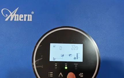 اختبار الأداء عند الحمولة الكاملة لعاكس Anern PVI-4P V2
