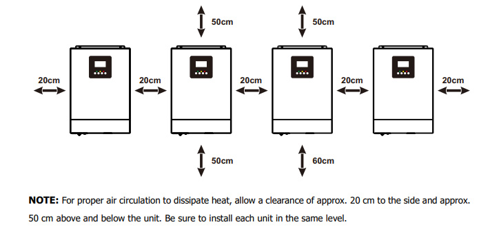 solar inverter parallel mounting instruction