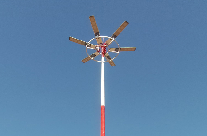 ترقية إضاءة الممرات الشمسية بأعمدة بطول 20 مترًا في كينيا باستخدام Anern SLV 150W