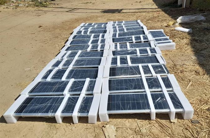 مصابيح الشوارع الشمسية المتكاملة Anern SLZ 60W في السودان
