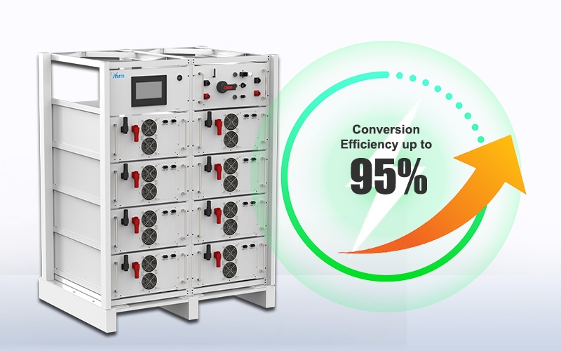 مزايا بطارية الليثيوم التجارية عالية الجهد 114KWH 50KW