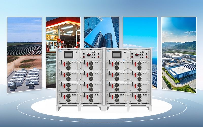 مزايا بطارية الليثيوم التجارية عالية الجهد 114KWH 50KW