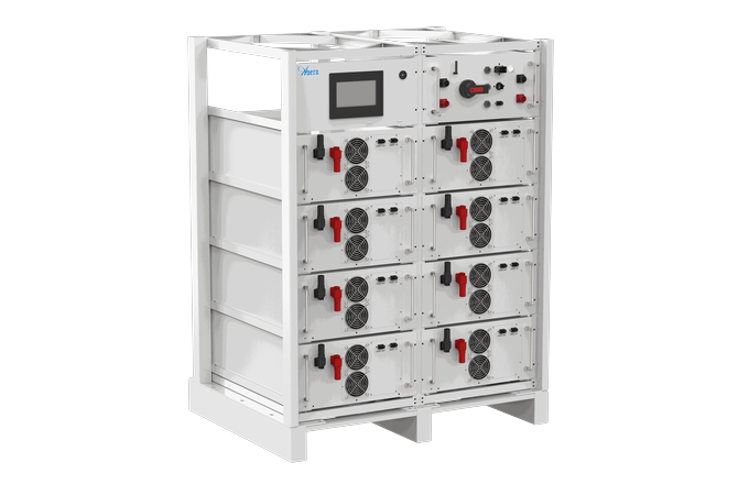 114KWH 50KW بطارية ليثيوم عالية الجهد تجارية